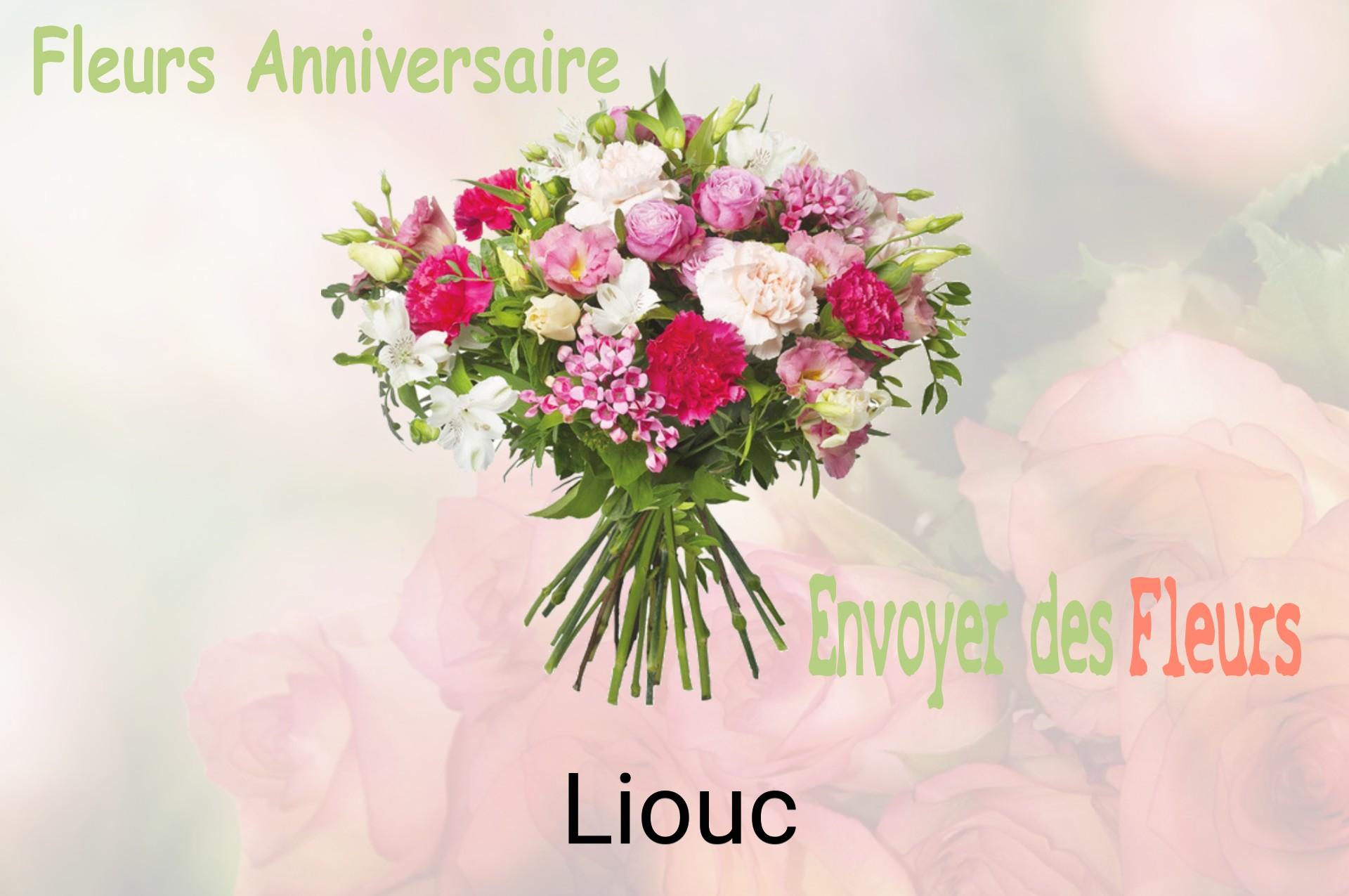 Bouquet de fleurs d’anniversaire livré à Liouc