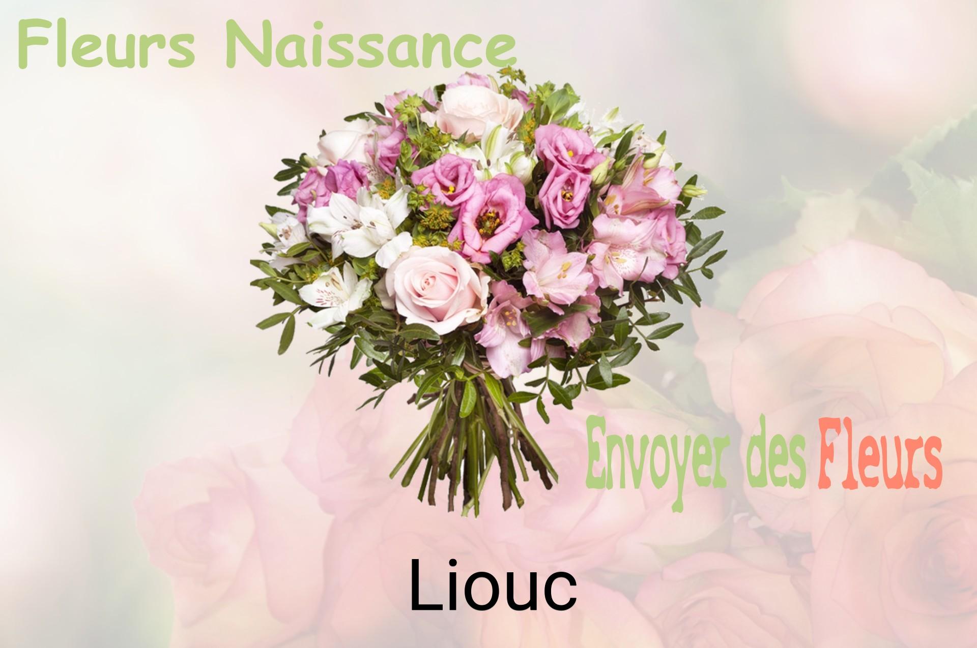 Bouquet de fleurs de naissance livré à Liouc